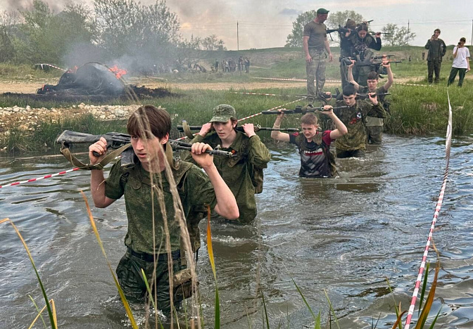 Военно-патриотическая игра «Зарница» состоялась в Лабинском районе 