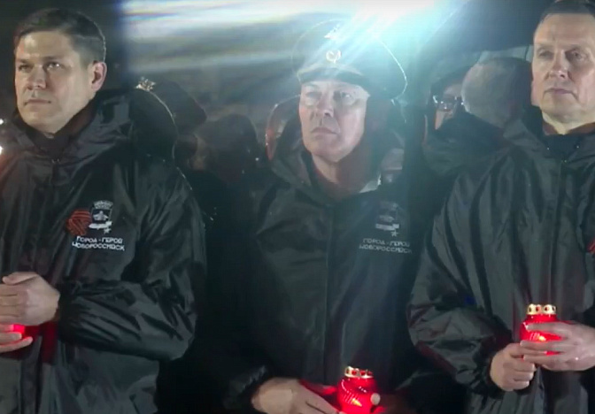 Патриотическая акция «Бескозырка» в честь подвига десанта прошла в Новороссийске