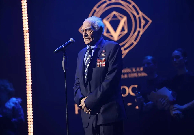 Ветеран ВОВ из Краснодара выступил на премии «Гордость нации – 2025» в Москве