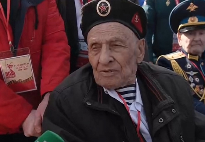 Впечатлениями от Парада в Москве поделился ветеран Курбаков из Геленджика 